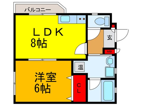 ＩＮＯＶＥ若江北の物件間取画像